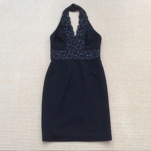 KIR Black Halter Cocktail / Party Dress - Size 10